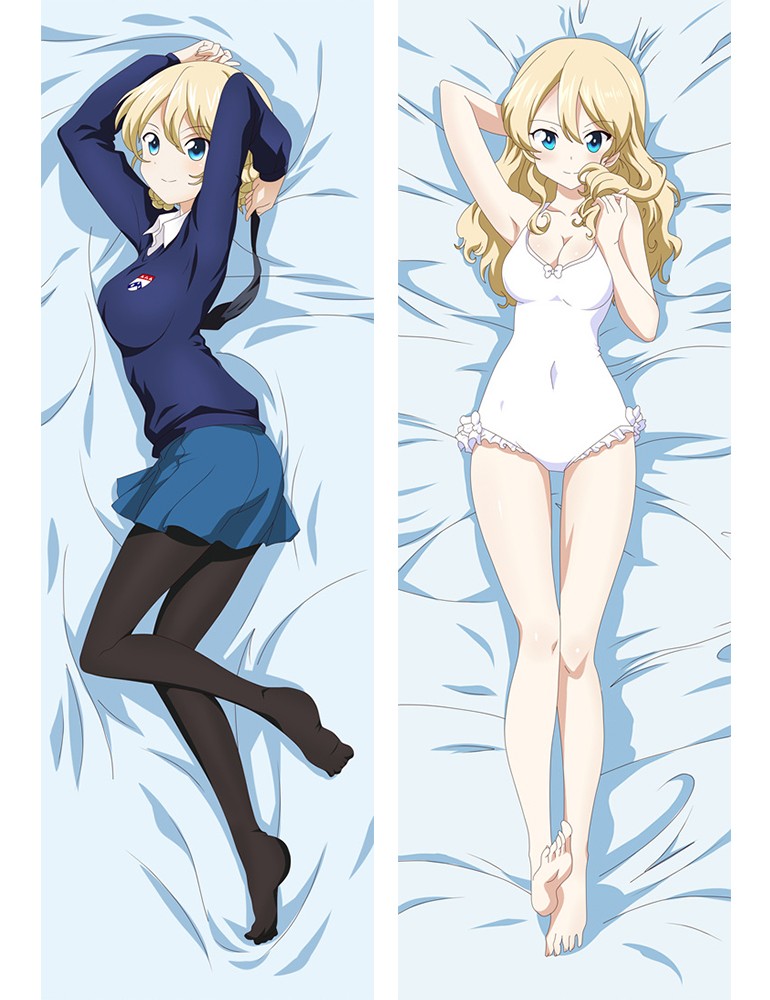 Girls und Panzer Darjeeling Anime Dakimakura Pillow Cover