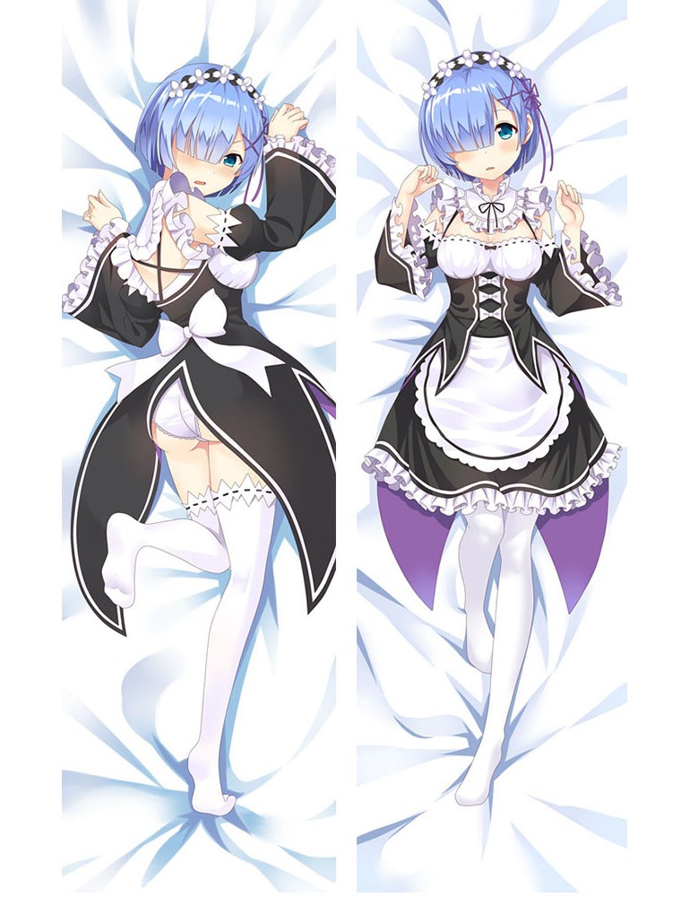 Re:Zero Dakimakura Rem Anime Girl Hugging Body Pillow Case Cover