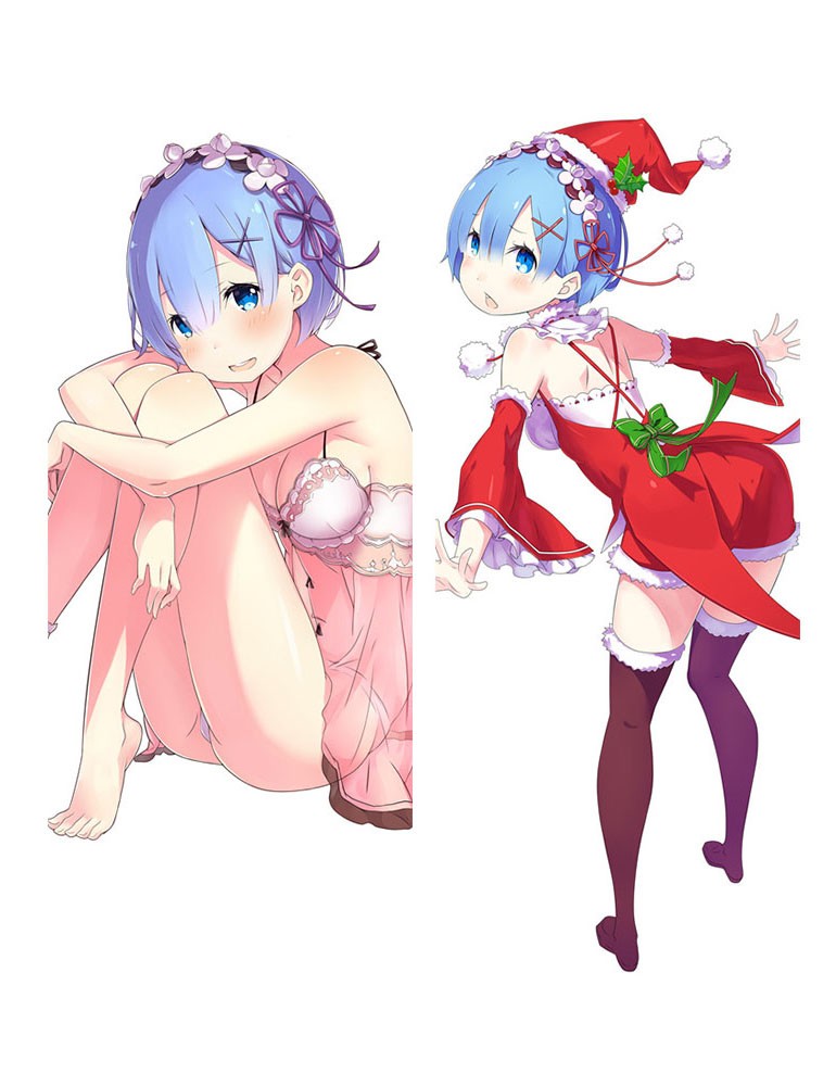 Re:Zero Dakimakura Christmas Anime Girl Hugging Body Pillow Case Cover