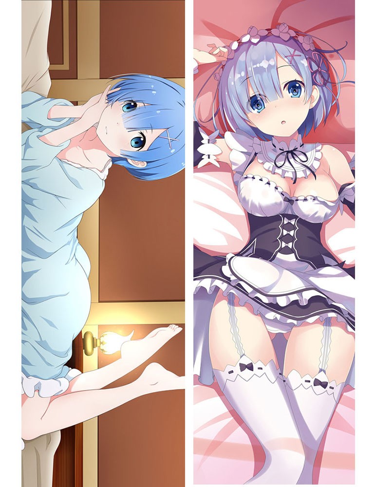 Re:Zero Dakimakura Rem Anime Girl Hugging Body Pillow Case Cover