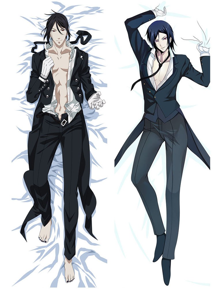 Anime Dakimakura Black Butler Sebastian Body Pillow Case