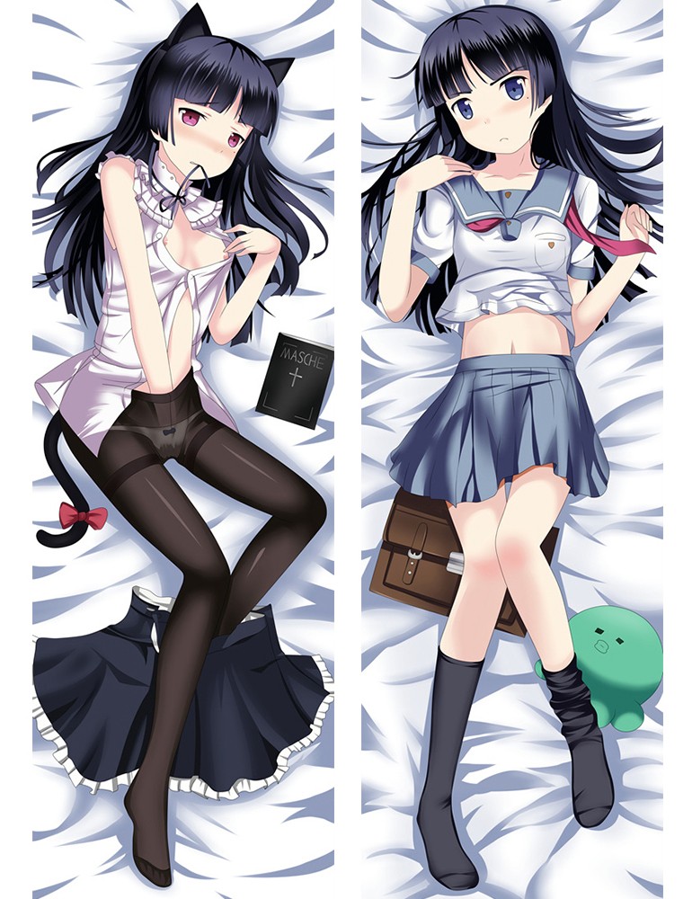 Anime Oreimo Dakimakura Ruri Gokou Kuroneko Anime Hugging Body Pillows Case Cover