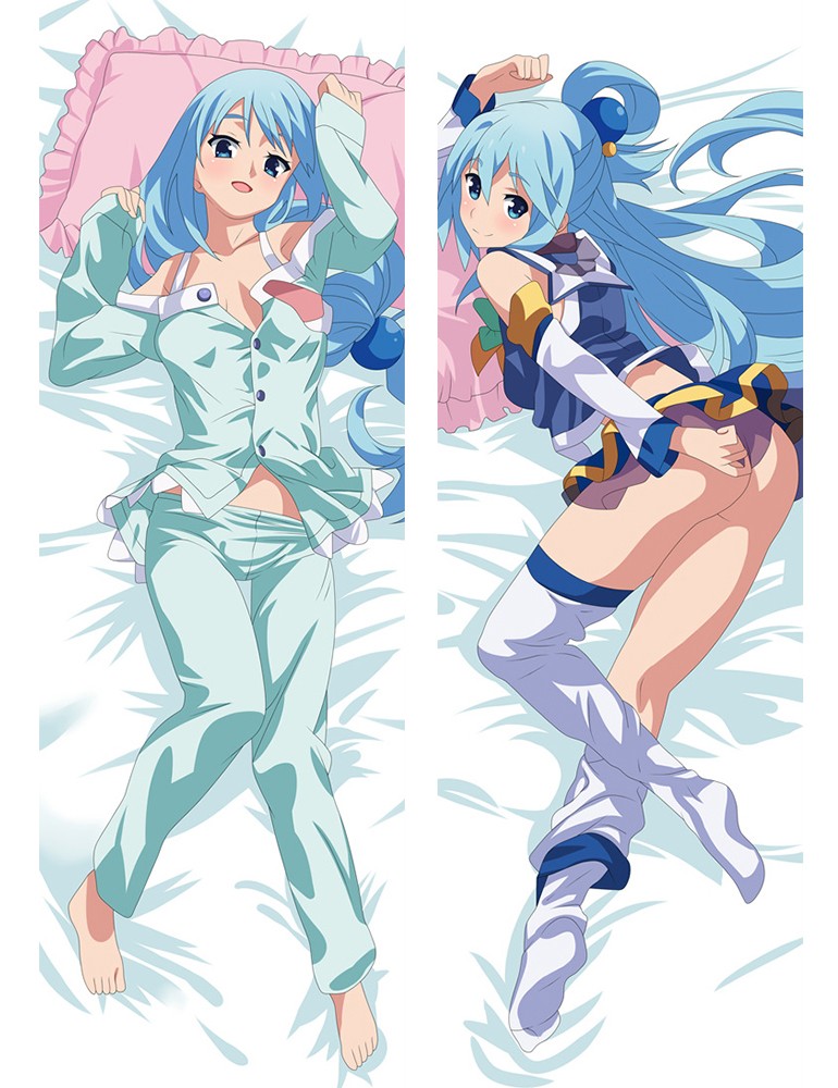 KonoSuba God's Blessing On This Wonderful World Aqua Dakimakura Pillow Cover Hot