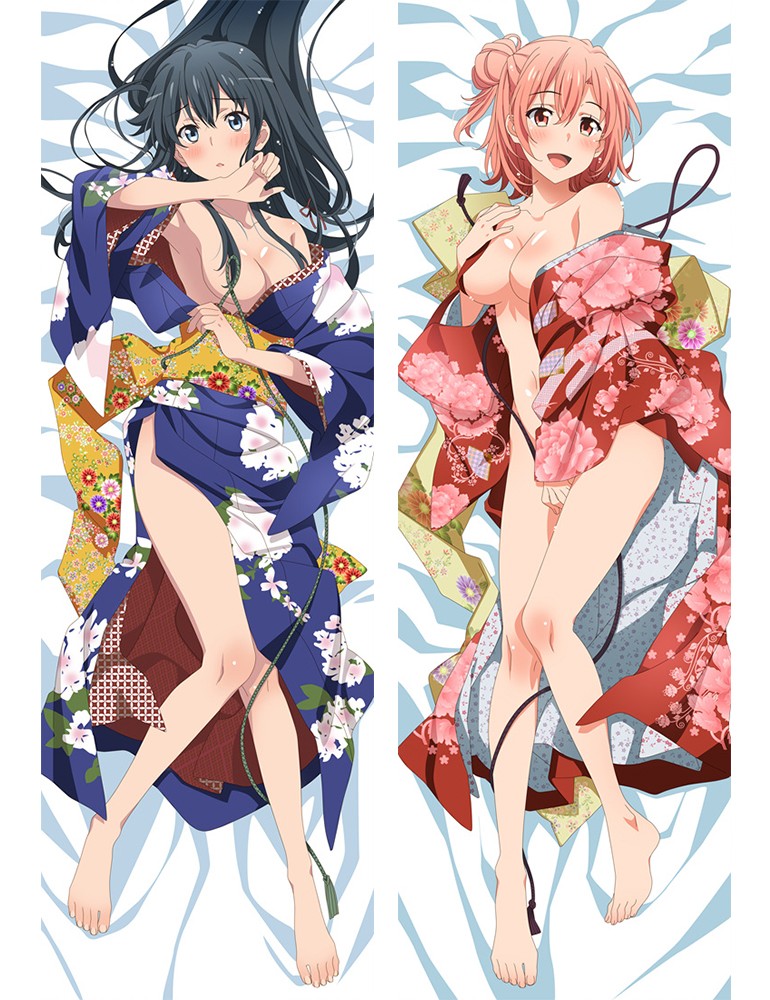 My Youth Romantic Comedy Is Wrong, As I Expected Yukino Yukinoshita Yui Yuigahama Anime Dakimakura Pillow Cover 