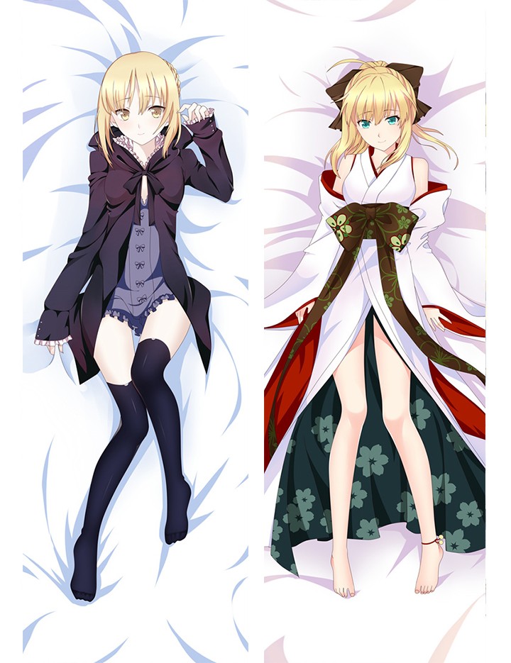Fate/Grand Order FGO Artoria Pendragon Anime Dakimakura Pillow Cover