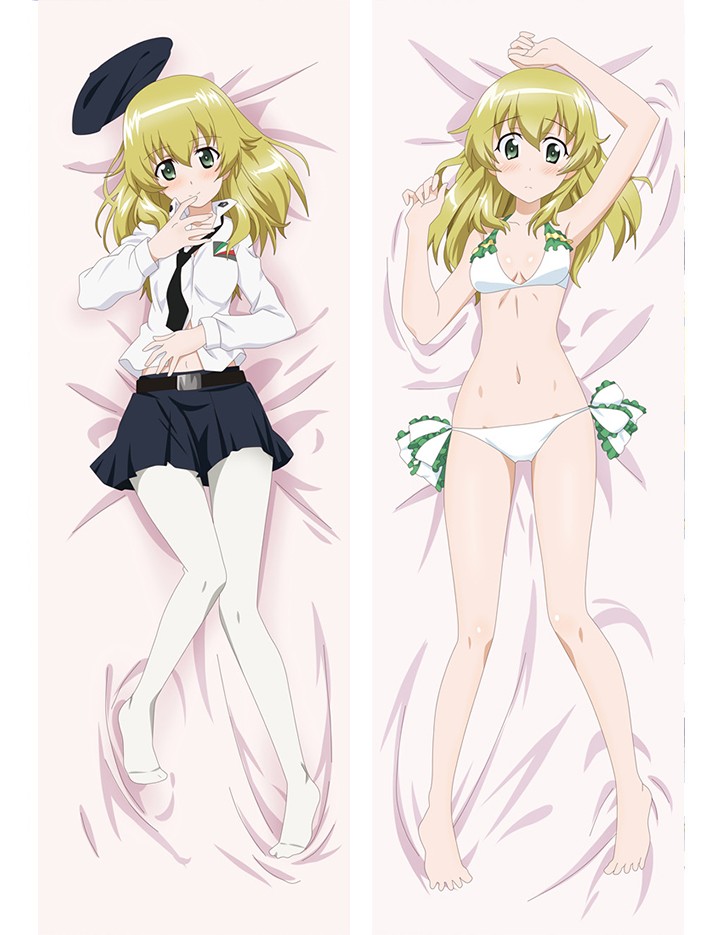 Girls Und Panzer Carpaccio Anime Dakimakura Pillow Cover