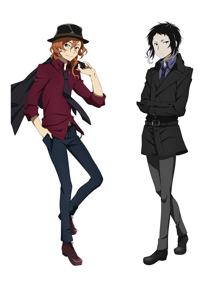 Bungo Stray Dogs Anime Boys Dakimakura PillowCase Cover Hugging Body
