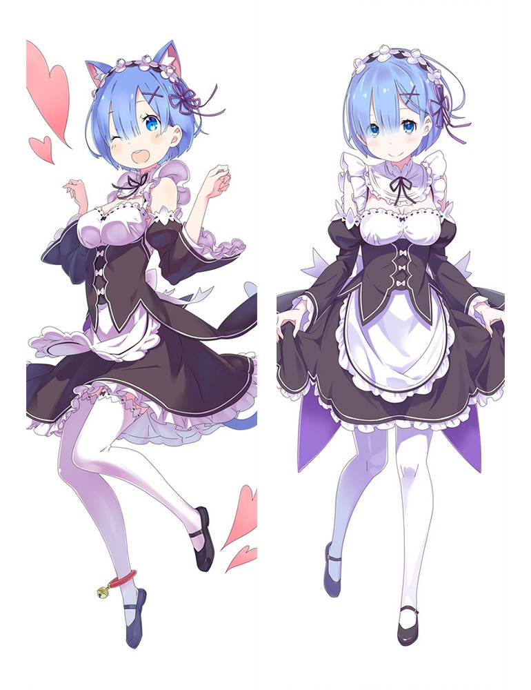 Re:Zero Dakimakura Rem Anime Girl Hugging Body Pillow Case Covers