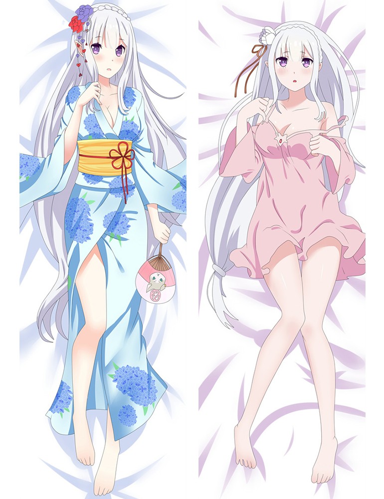 Re:Zero Kara Hajimeru Isekai Seikatsu Dakimakura Hugging Body Pillow Case