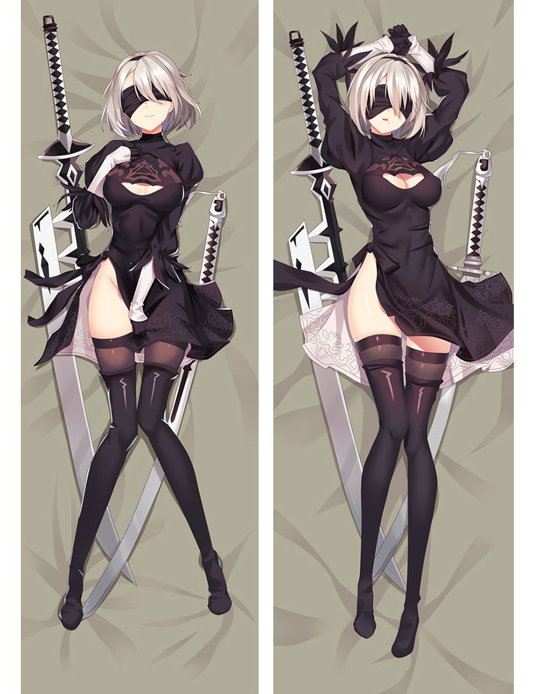 Nier: Automata YoRHa 2B Dakimakura Hugging Body Pillow Cover