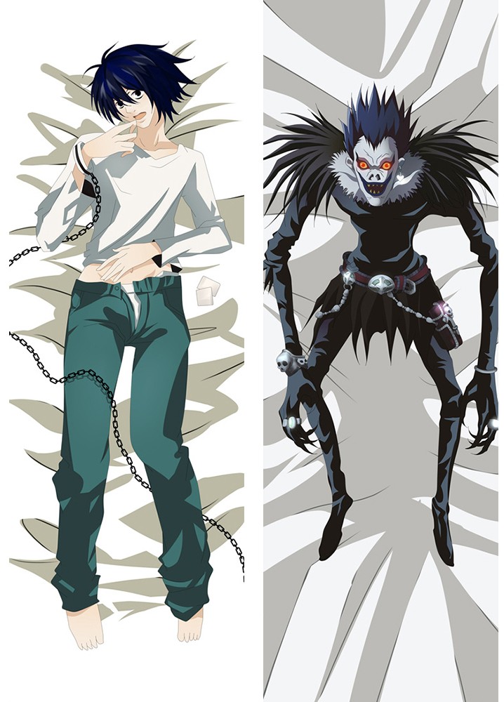 Death Note L·Lawliet&Ryuk Anime Dakimakura Pillow Cover