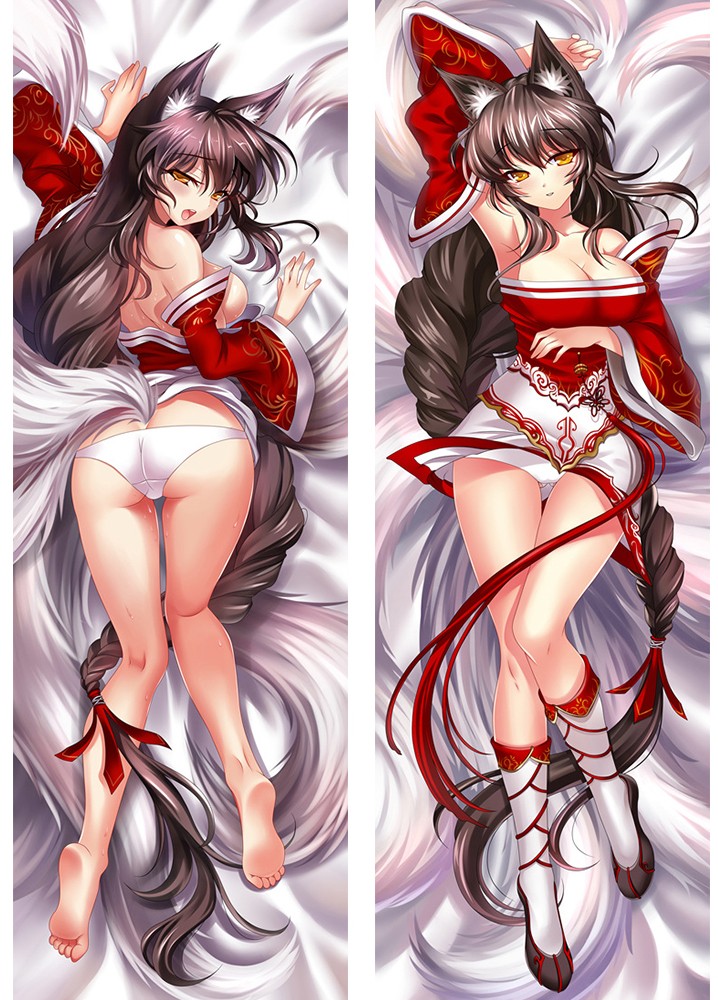 League of Legends Ahri Anime Dakimakura Pillow Cover