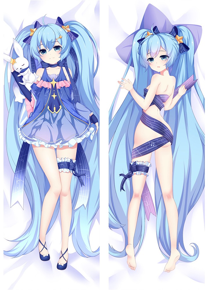 Snow Hatsune Miku Anime Hugging Body Pillow Cover