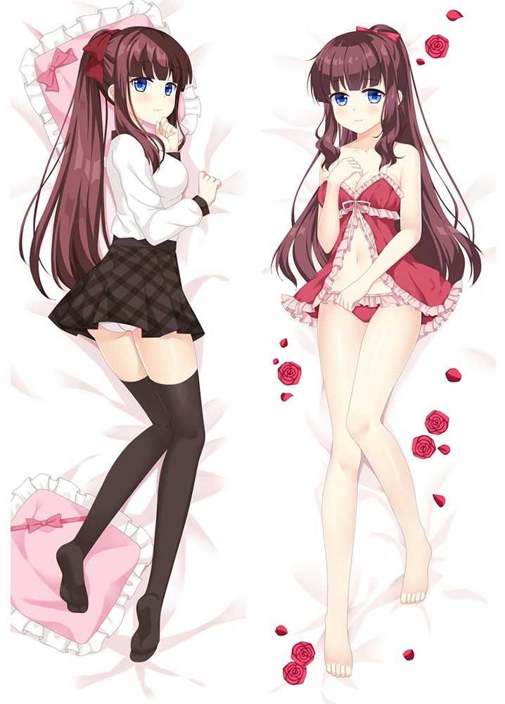Anime New Game! Hifumi Takimoto Dakimakura Hugging Body Pillow Cover