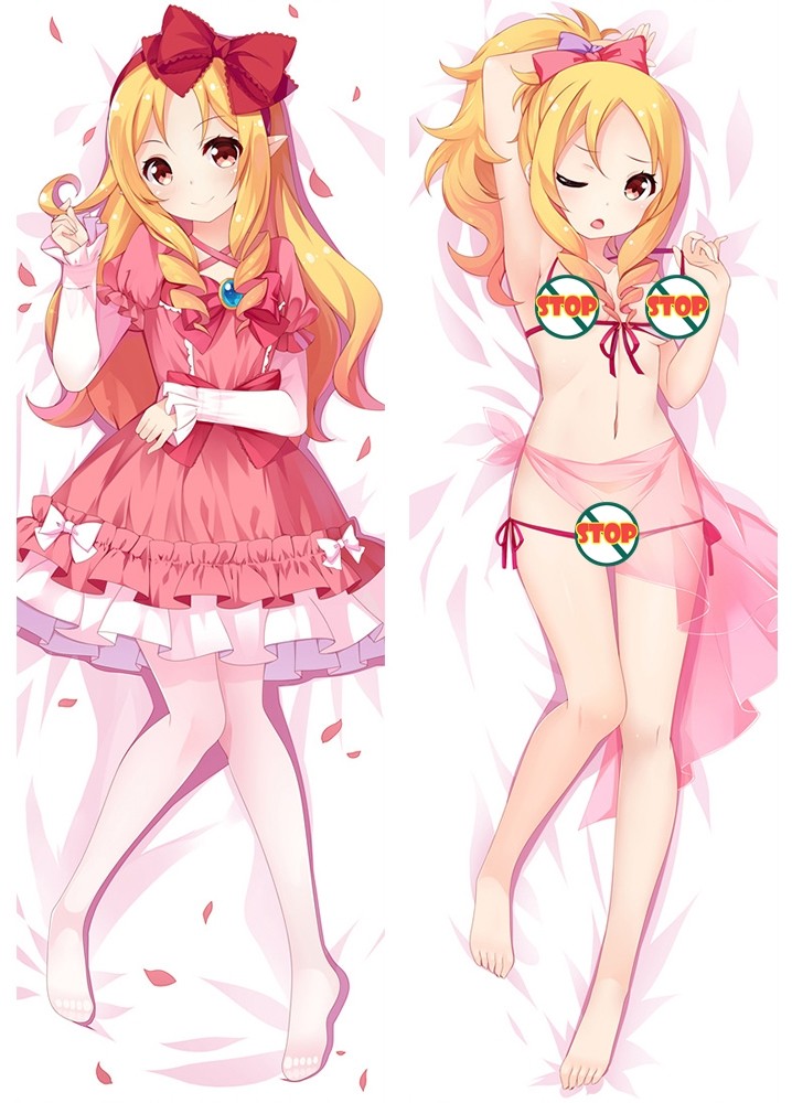 Eromanga Sensei Elf Yamada Maid Otaku Dakimakura Hugging Body Pillow Case Cover
