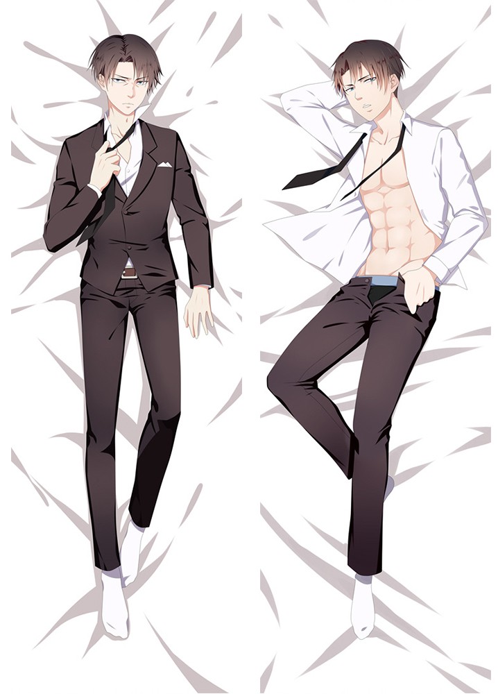 Attack on Titan Levi Rivaille Anime Dakimakura Pillow Cover Case
