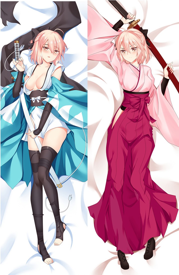 Fate Grand Order FGO Dakimakura Soji Okita Anime Body Pillow Case