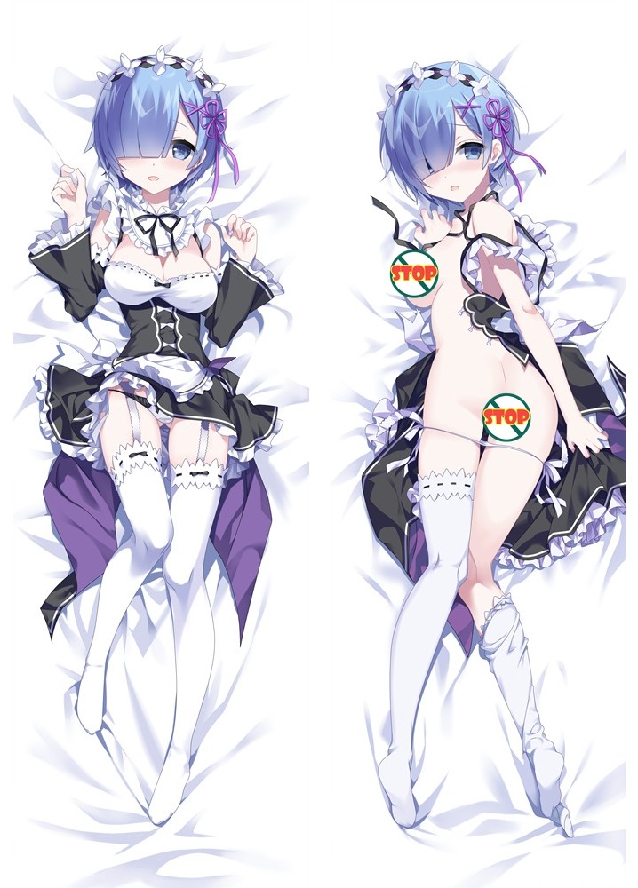 Re:Zero Dakimakura Rem Anime Girl Hugging Body Pillow Cases Cover