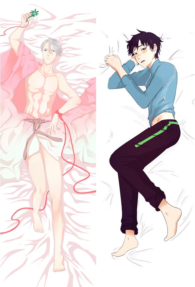 Anime Yuri on Ice Victor Dakimakura Hugging Body Pillow Case cover