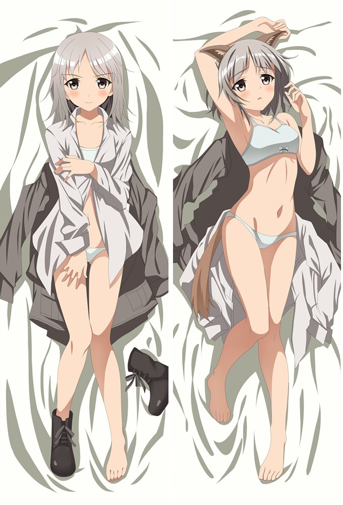 Strike Witches Anime Sanya V.Litvyak Dakimakura Pillow Case Body Cover