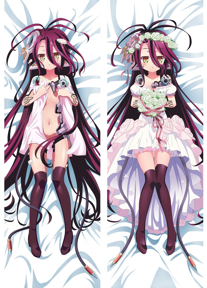 No Game No Life Shiro Anime Dakimakura Pillow Cover