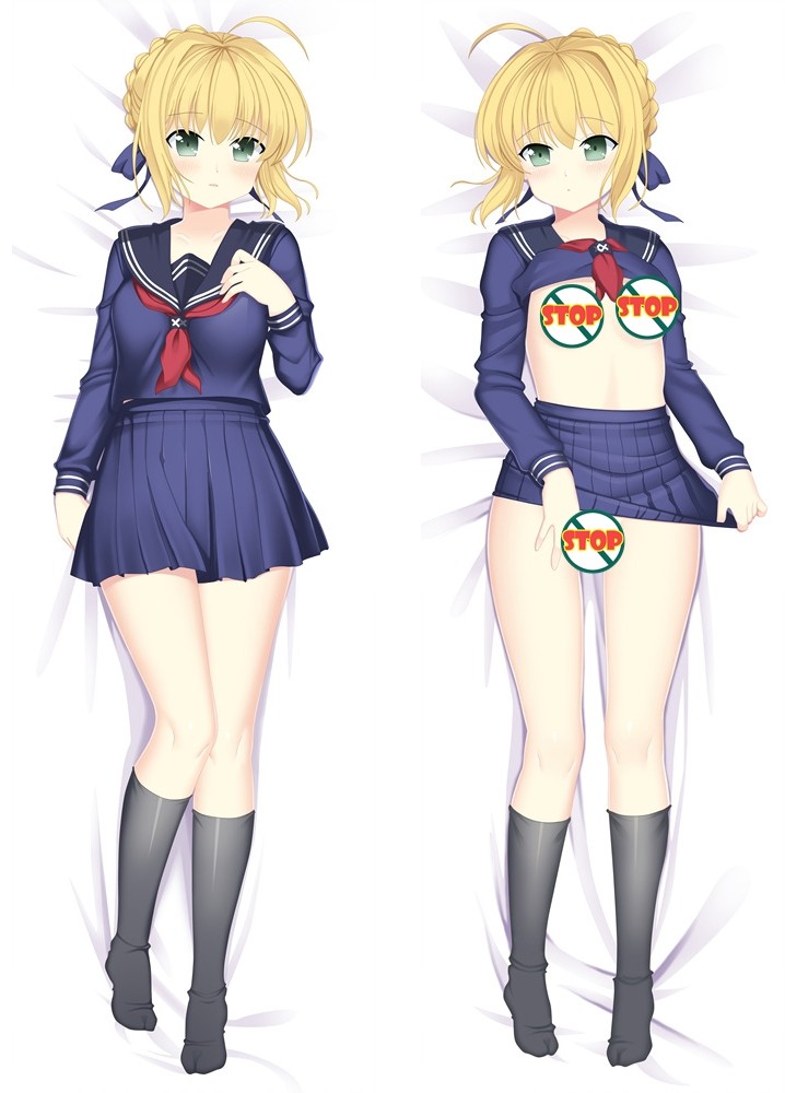 Fate/Stay Night Zero Dakimakura Saber Anime Girl Hugging Body Pillow Cover Case