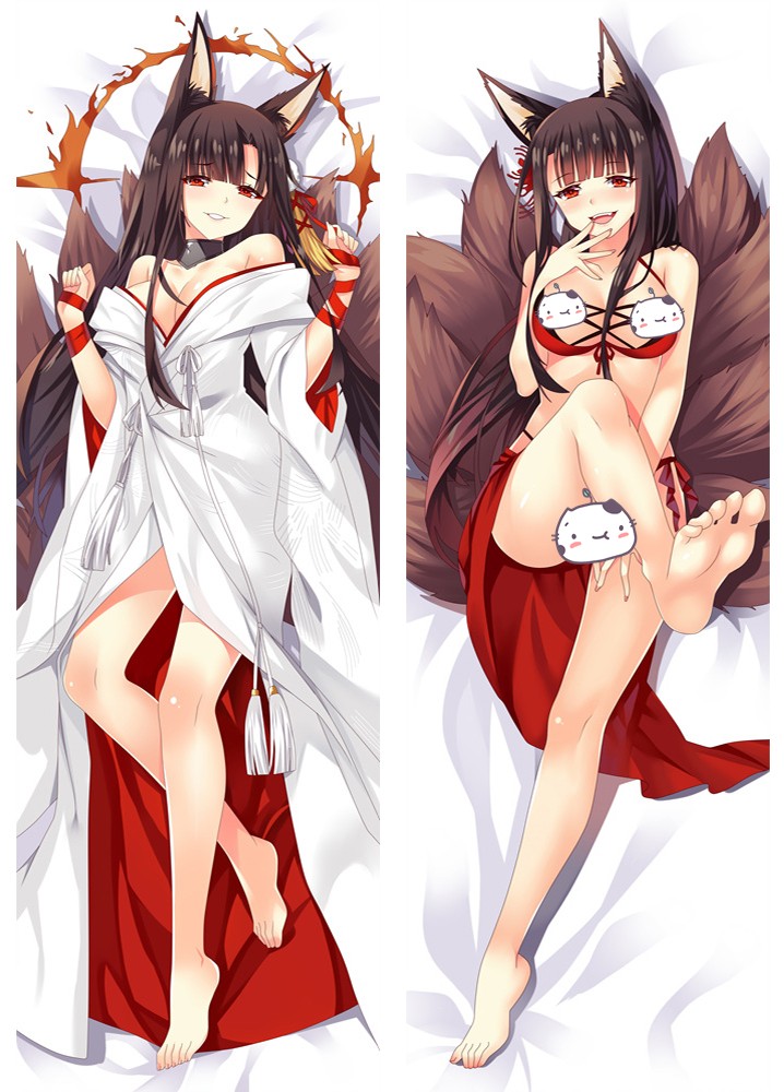 Azur Lane Akagi Anime Dakimakura Pillow Cover H3626-B