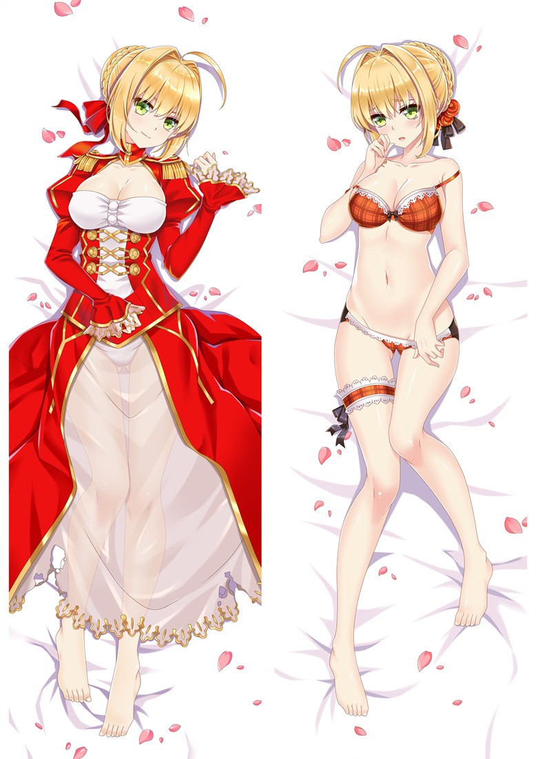 Fate/EXTRA NERÓ CLAVDIVS CAESAR Saber Venus Anime Dakimakura Pillow Cover