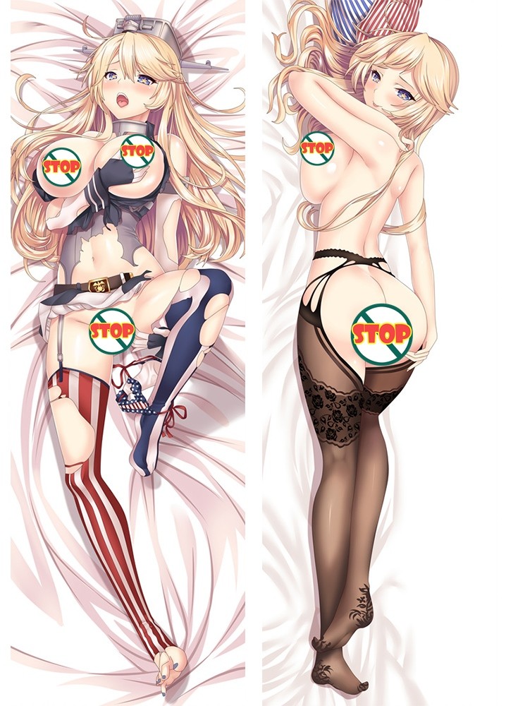 Kantai Collection Iowa Anime Dakimakura Pillow Case