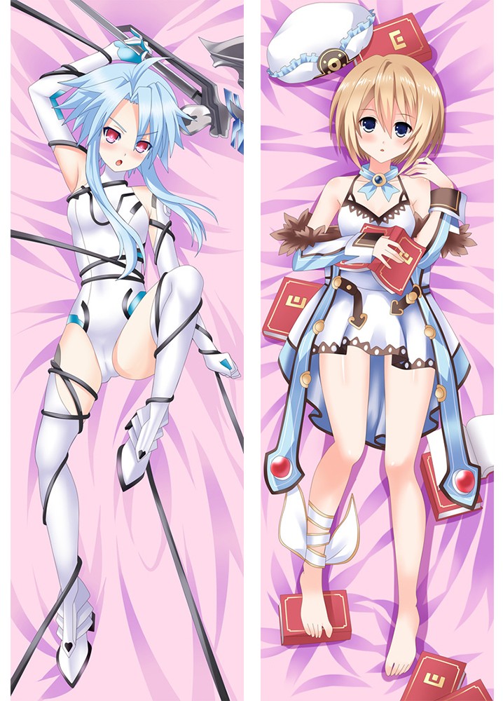 Hyperdimension Neptunia Blanc Anime Dakimakura Pillow Case 