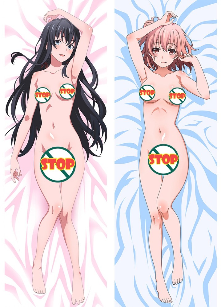 My Youth Romantic Comedy Is Wrong, As I Expected Yukino Yukinoshita&Yui Yuigahama Anime Dakimakura Pillow Case 