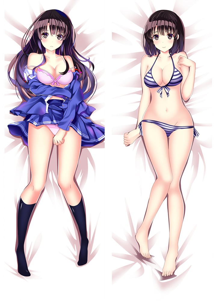 Saekano: How to Raise a Boring Girlfriend Megumi Kato Anime Dakimakura Pillow Case 