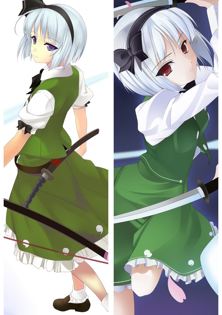 Touhou Project Konpaku Youmu Anime Dakimakura Pillow Cover
