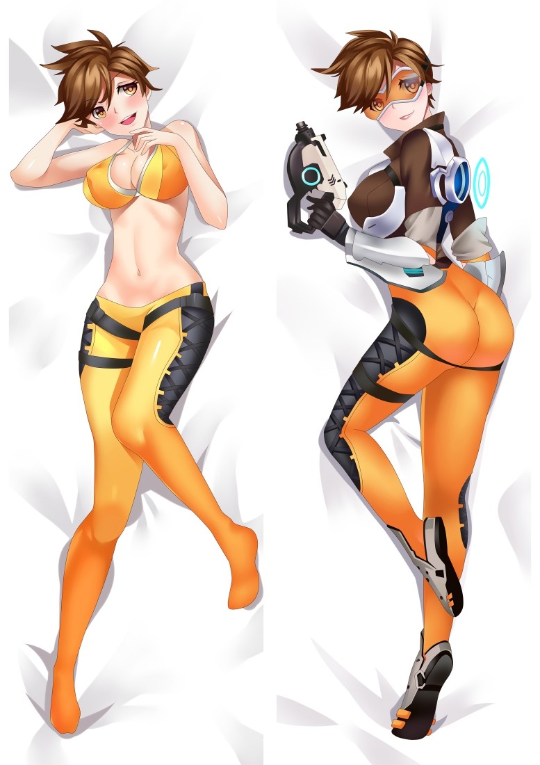 Overwatch Tracer Anime Dakimakura Hugging Pillow Cover