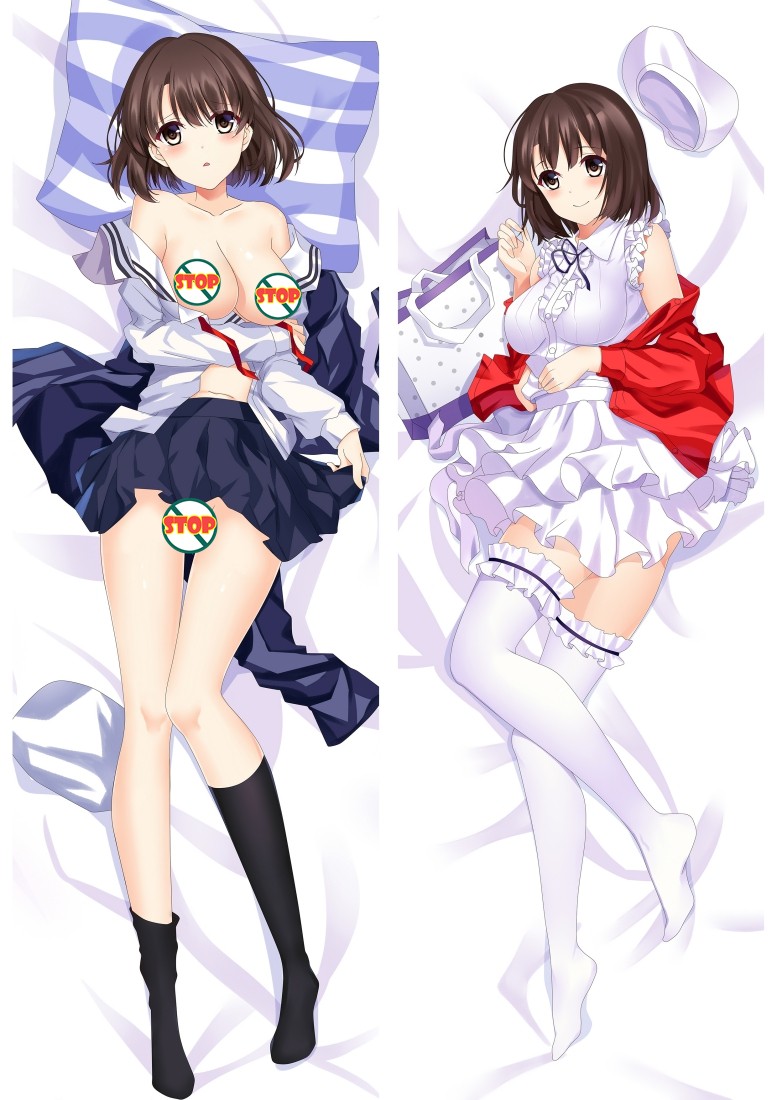 Saekano: How to Raise a Boring Girlfriend Katou Megumi Anime Dakimakura Pillow Cover