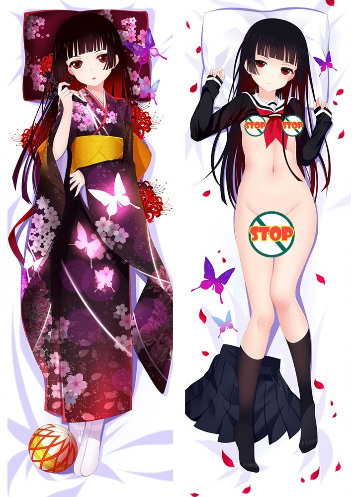 Hell Girl Ai Enma Anime Dakimakura Pillow Case 