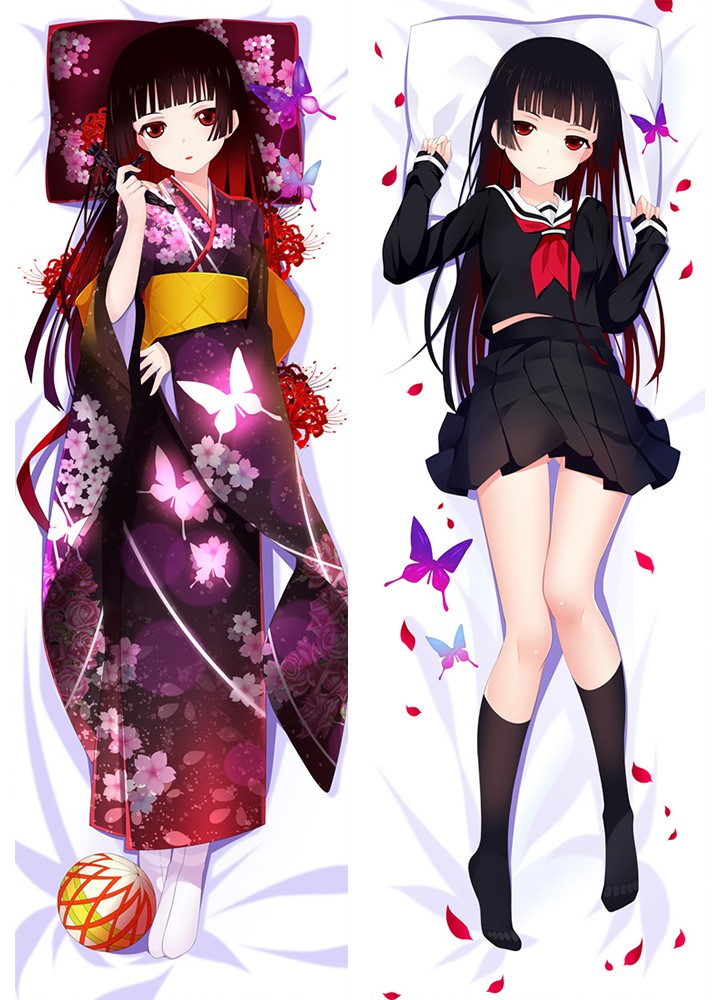 Hell Girl Ai Enma Anime Dakimakura Pillow Case 