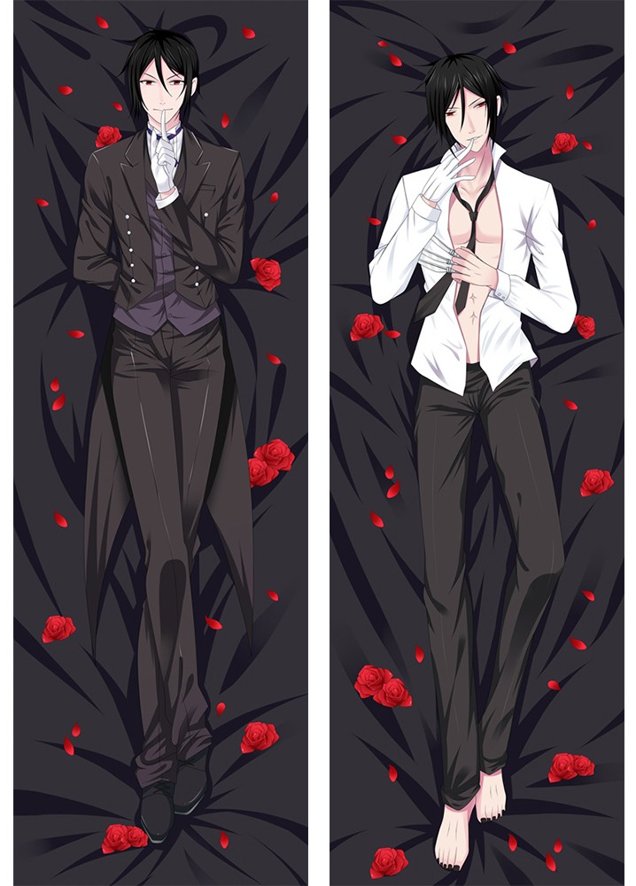 Black Butler Sebastian Michaelis Anime Dakimakura Pillow Case 