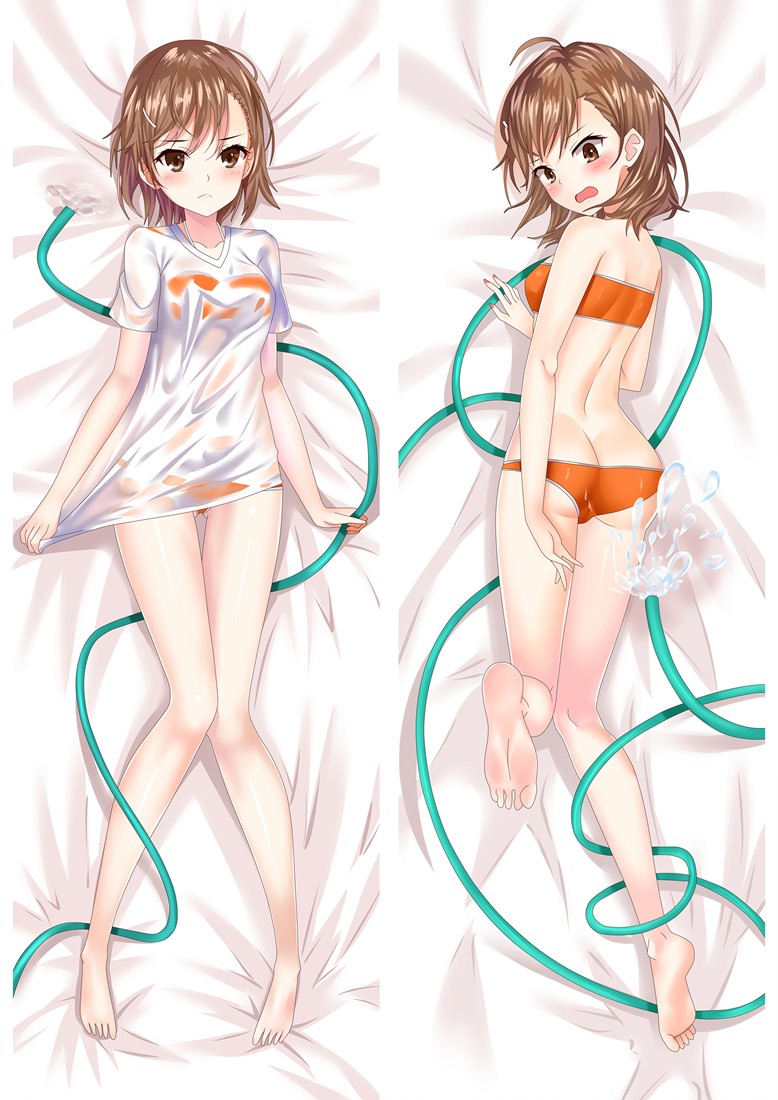 A Certain Scientific Railgun Mikoto Misaka Anime Dakimakura Pillow Cover
