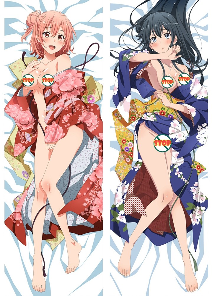 
My youth romantic comedy is wrong as I expected. Yukino Yukinoshita Yui Yuigahama Anime Dakimakura Pillow Case 