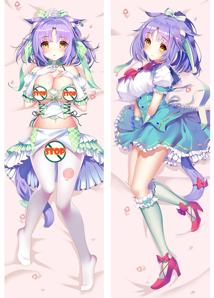 
Nekopara Cinnamon Anime Dakimakura Waifu Pillow Case 