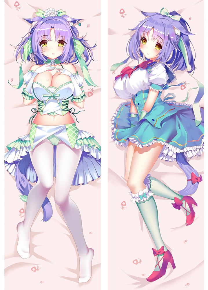 
Nekopara Cinnamon Anime Dakimakura Waifu Pillow Case 