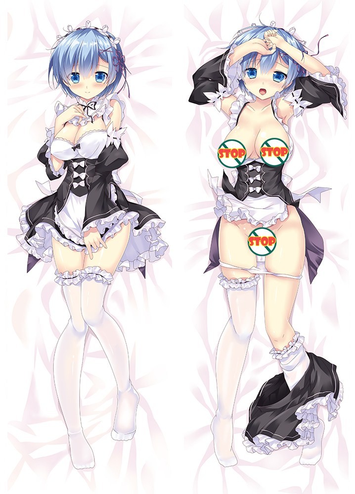 Re:Zero Rem Anime Dakimakura Pillow Cover