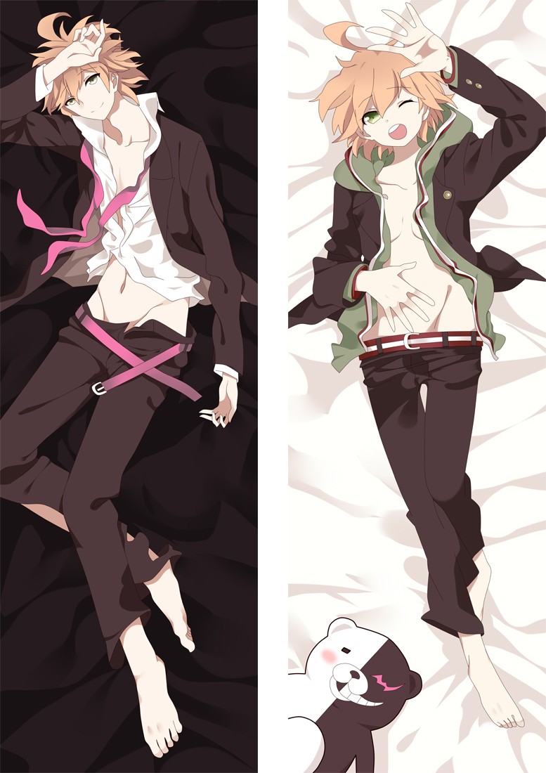 Danganronpa: Trigger Happy Havoc Naegi Makoto Anime Dakimakura Pillow Cover