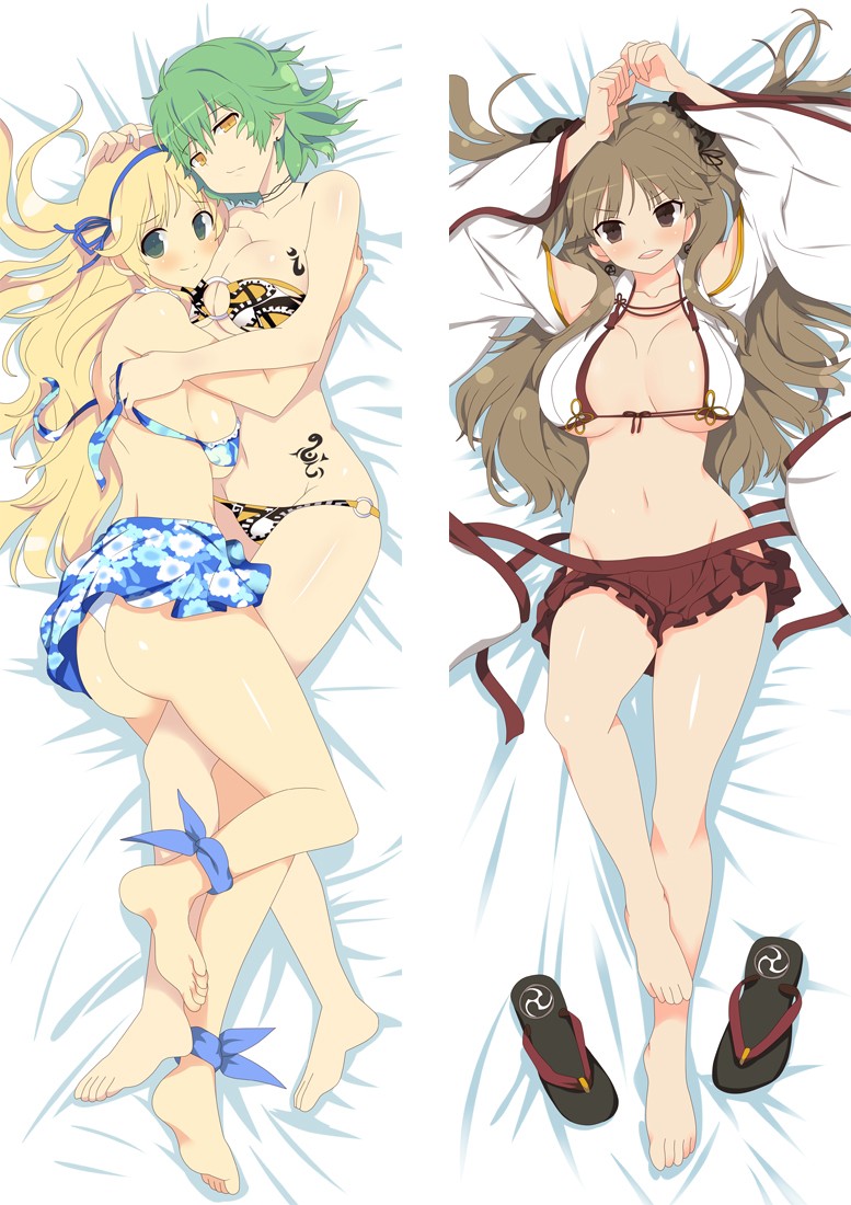 Senran Kagura Katsuragi & Hikage Anime Dakimakura Pillow Cover