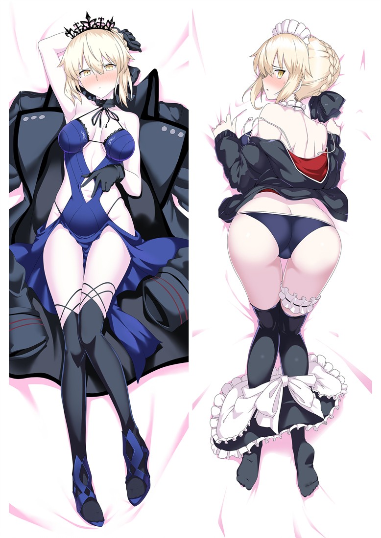 Fate Grand Order Arturia Pendragon Alter Anime Dakimakura Pillow Cover