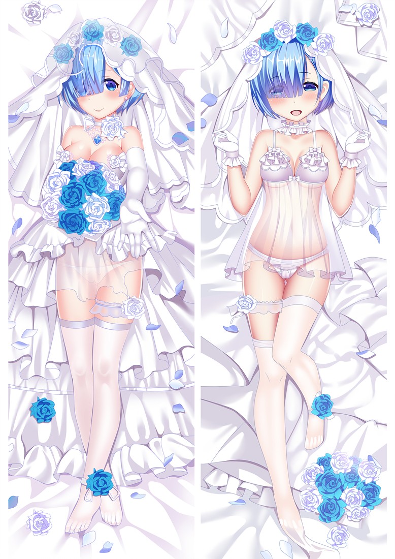 Re:Zero Starting Life in Another World Rem Anime Dakimakura Pillow Cover