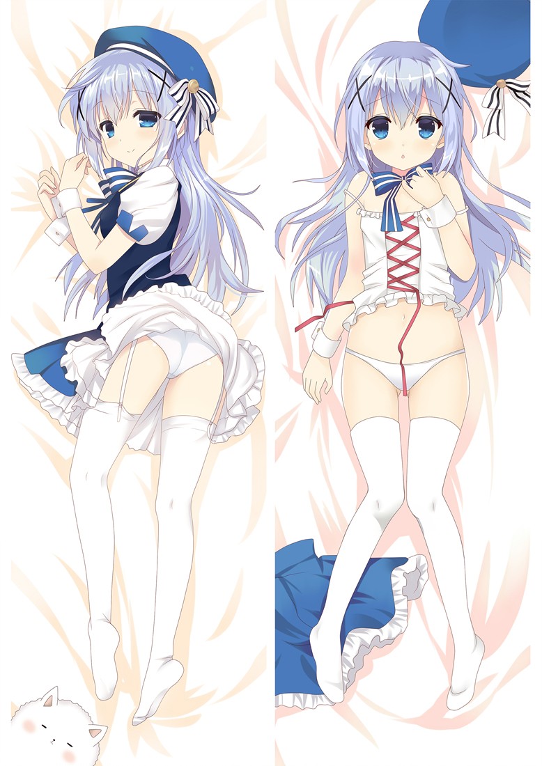 Is the Order a Rabbit Chino Kafū Anime Dakimakura Pillow Cover