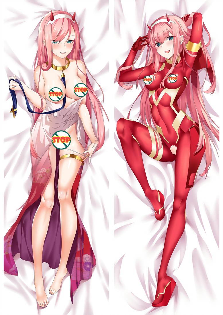 Darling in the Franxx Code:002 Zero Two Anime Dakimakura Pillow Cover