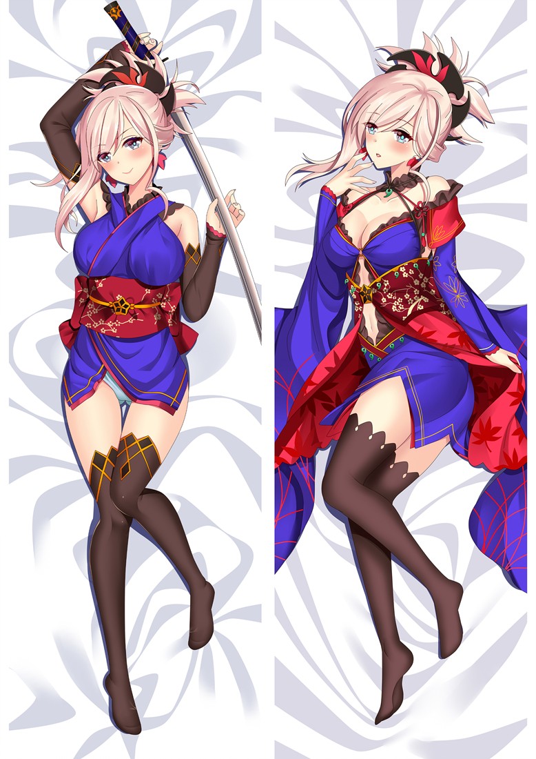 Fate Grand Order Okita Sōji Anime Dakimakura Pillow Cover